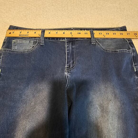 Hydraulic Jeans Women's Size 14 Nolita Curvy Ankle Skinny Mid Rise Blue - Picture 6 of 12
